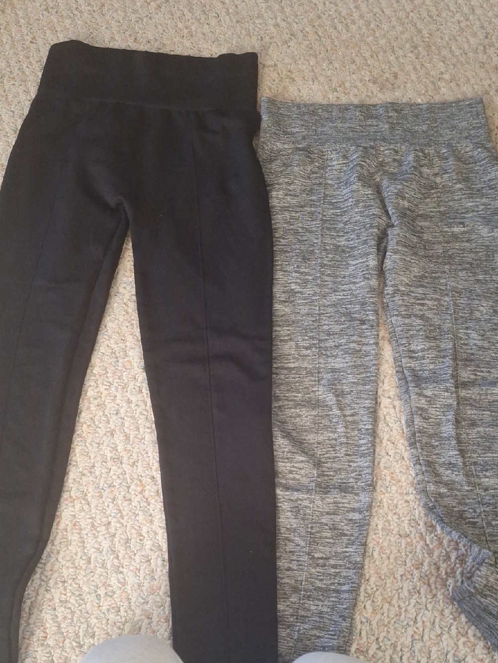 Black and Gray Legging Duo